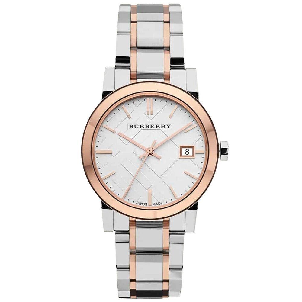 Burberry BU9105 Two Tone Stainless Steel Women's Watch - Image 1