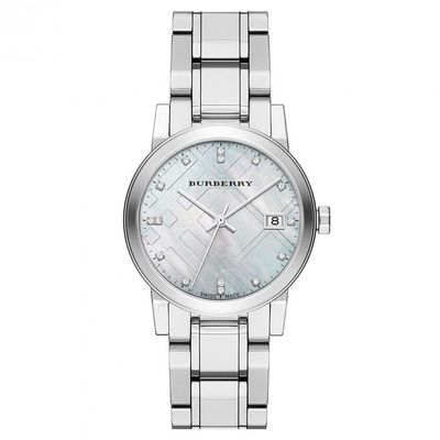 Burberry BU9125 The City Silver Dial Silver Women's Watch
