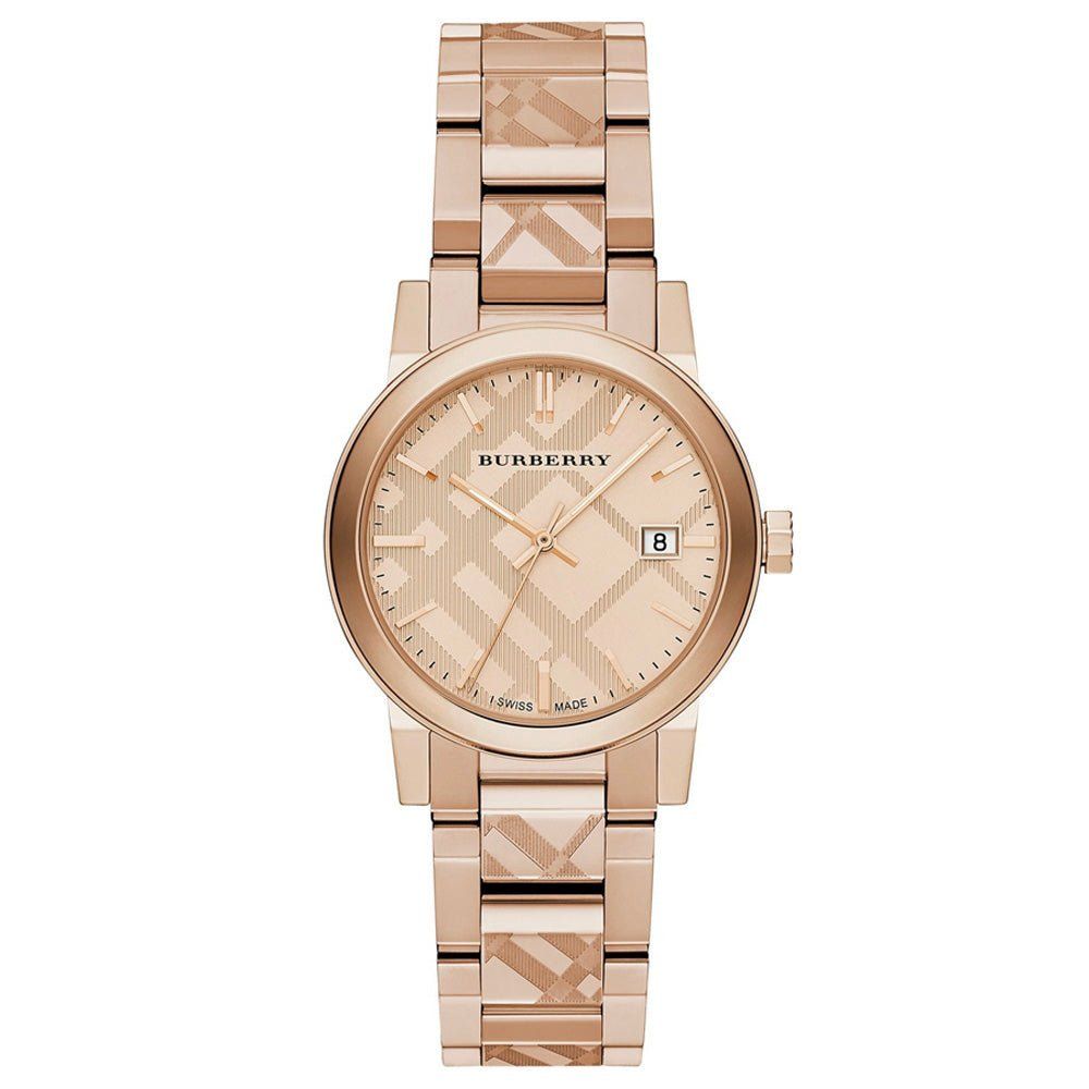 Burberry BU9146 The City Rose Gold Tone Women's Watch - Image 1
