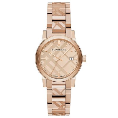 Burberry BU9146 The City Rose Gold Tone Women's Watch