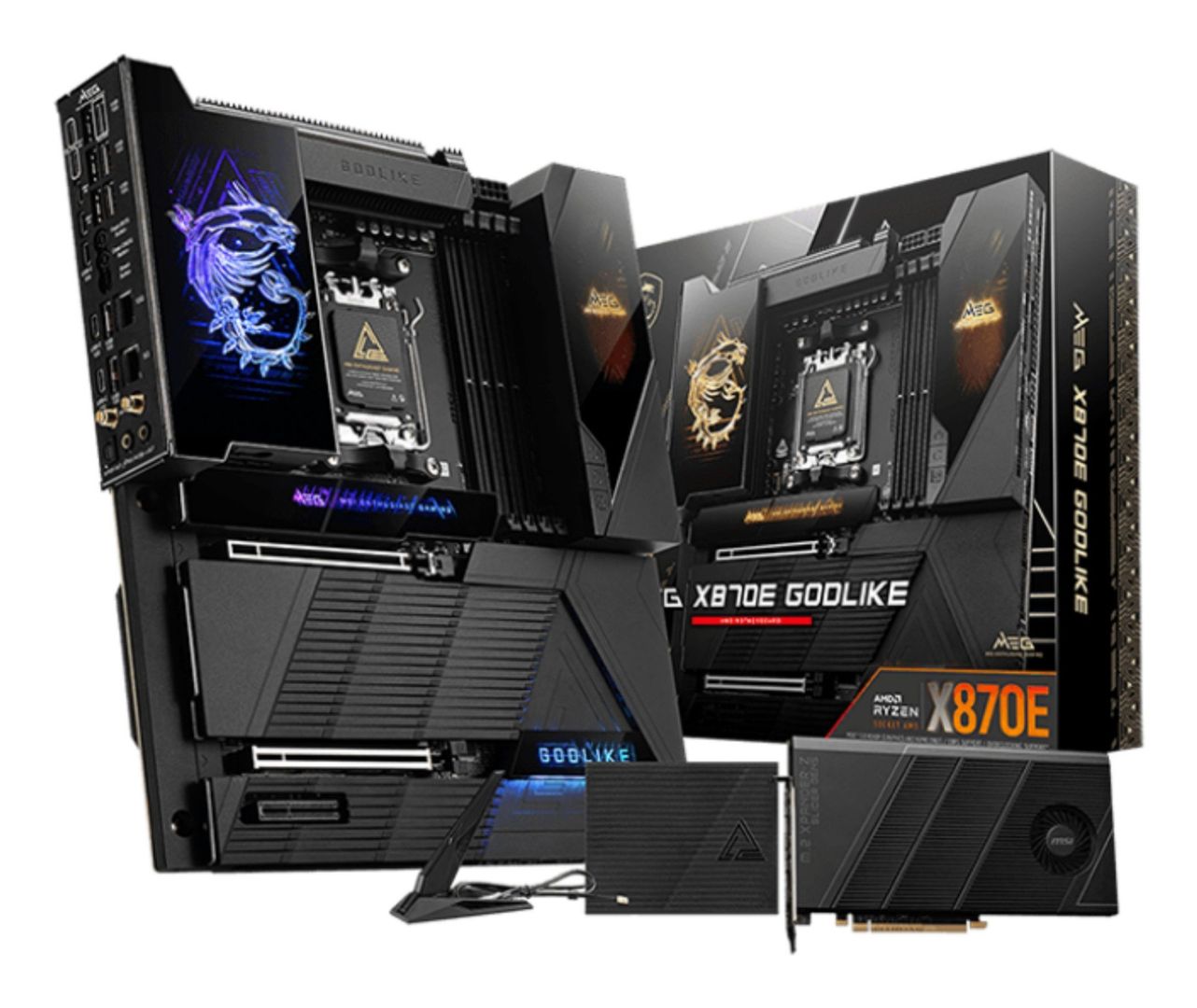 MSI MEG X870E GODLIKE motherboard AMD X870E Socket AM5 Extended ATX - Image 1