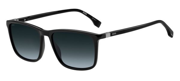 Hugo Boss Mężczyzna Hugo Boss BOSS 1434/S 807/9O Okulary przeciwsłoneczne Acetat Czarny Szary Kwadratowy Zacieniony