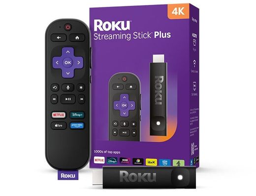 ROKU 4K Streaming Stick Plus, Black