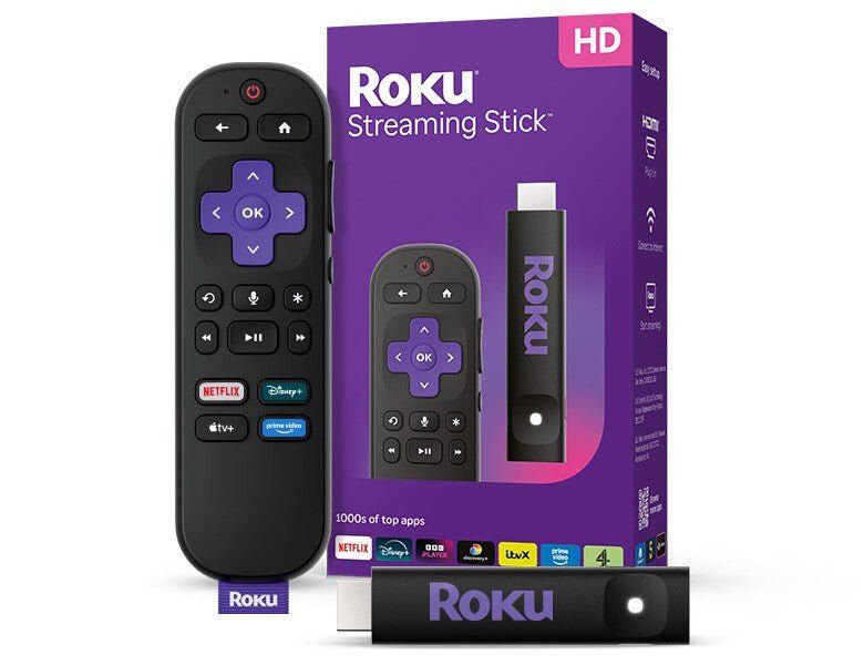 ROKU Streaming HD Stick, Black - Image 1