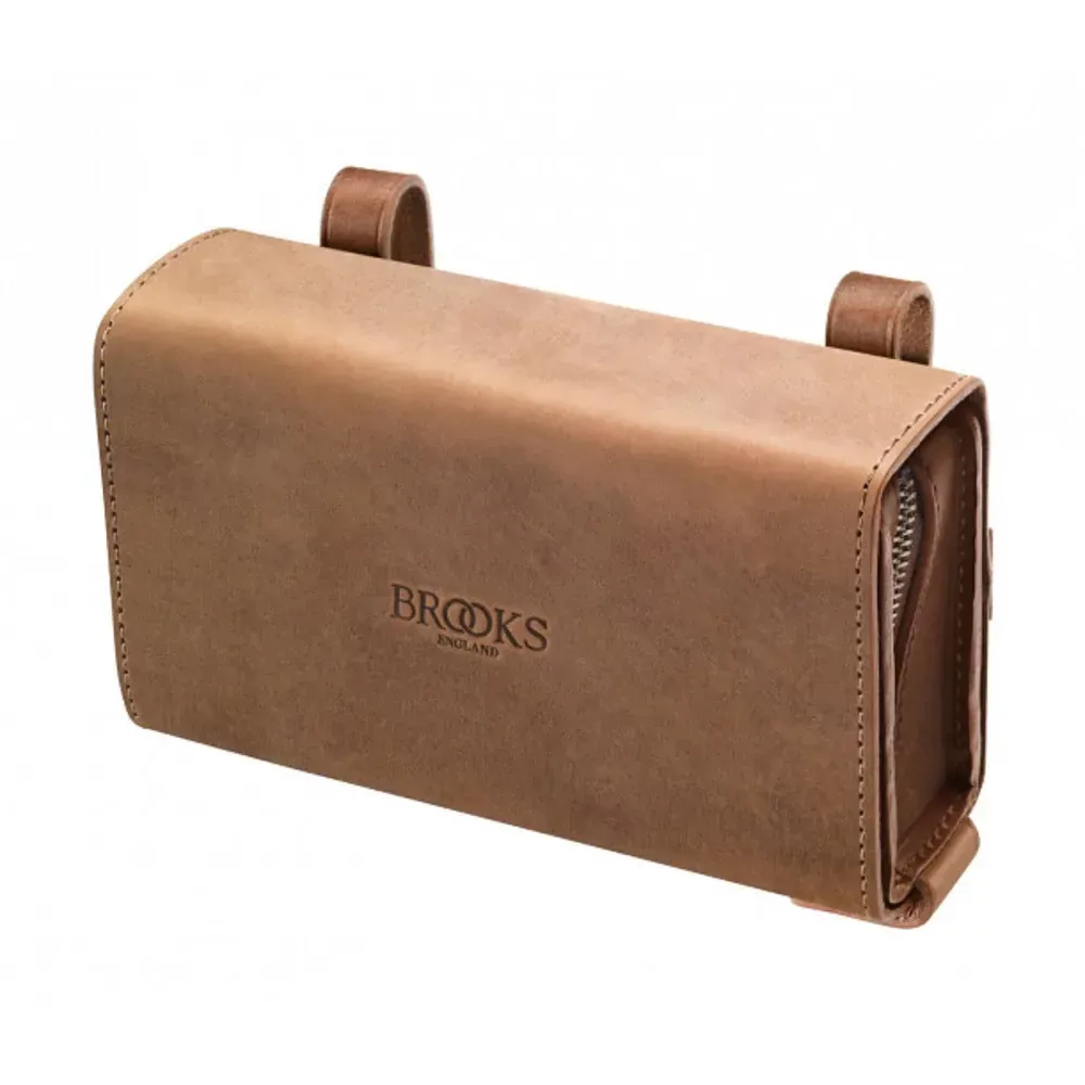 Brooks D Shaped Saddle Bag Pre-Aged - Image 1