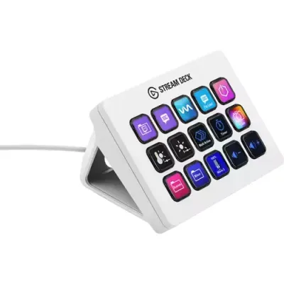 Elgato 10GBA9911 keyboard Gaming USB White - Thumbnail 2