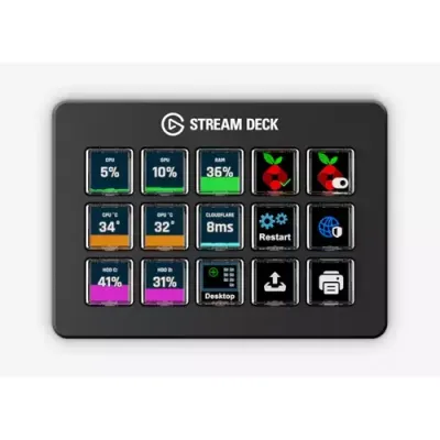 Elgato Stream Deck Scissor Keys Black 15 buttons - Thumbnail 2