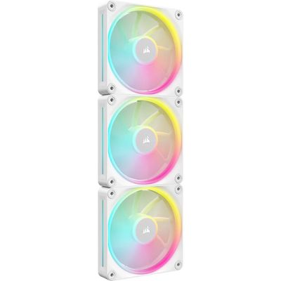 CORSAIR iCUE Link LX120 RGB 120 mm PWM Fans - Starter Kit, White, White