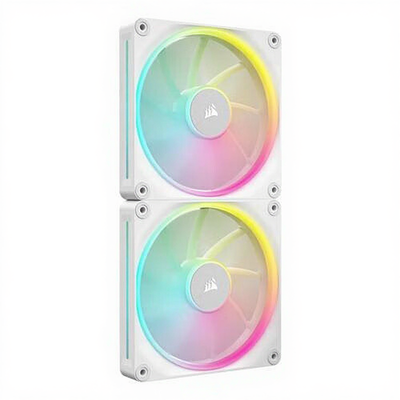 CORSAIR iCUE Link LX140 RGB 140 mm PWM Fans - Starter Kit, White, White - Thumbnail 2