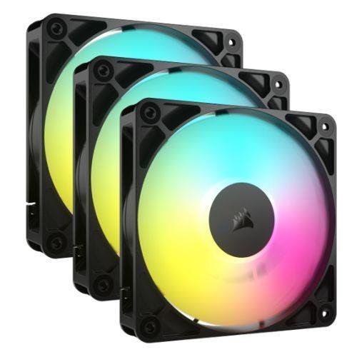 Corsair RS120 ARGB Computer case Fan 12 cm Black 3 pc(s) - Image 1