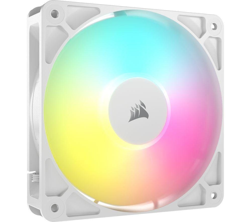CORSAIR RS120 ARGB 120 mm PWM Case Fan, White - Image 1
