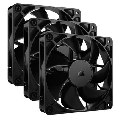 CORSAIR RS120 MAX 120 mm PWM Case Fan - Triple Pack, Black