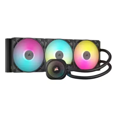 Corsair iCUE LINK TITAN 420 RX RGB Processor All-in-one liquid cooler 14 cm Black 1 pc(s) - Thumbnail 3