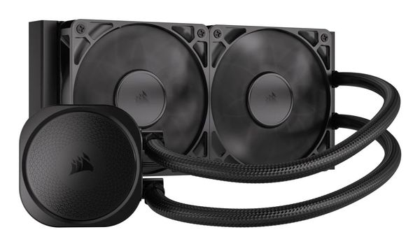 CORSAIR Nautilus 240 RS Liquid 240 mm CPU Cooler - Black, Black