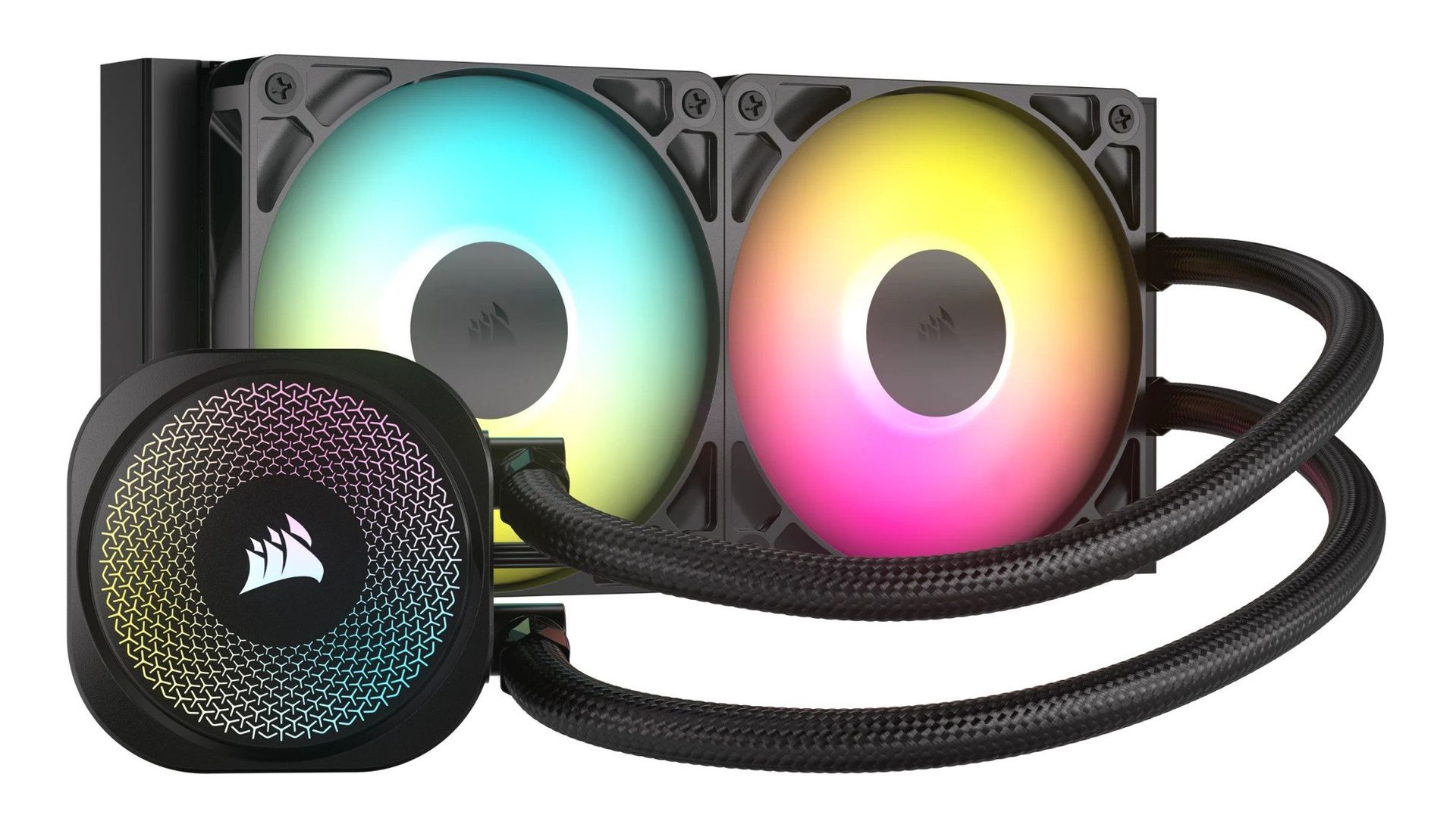 CORSAIR Nautilus 240 RS ARGB Liquid 240 mm CPU Cooler - RGB LED, Black, Black - Image 1