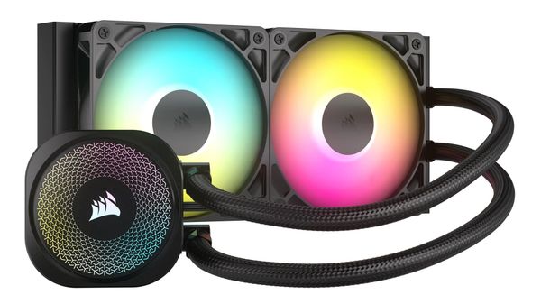 CORSAIR Nautilus 240 RS ARGB Liquid 240 mm CPU Cooler - RGB LED, Black, Black