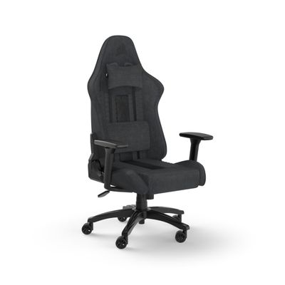CORSAIR TC100 RELAXED Gaming Chair - Grey & Black, Silver/Grey,Black
