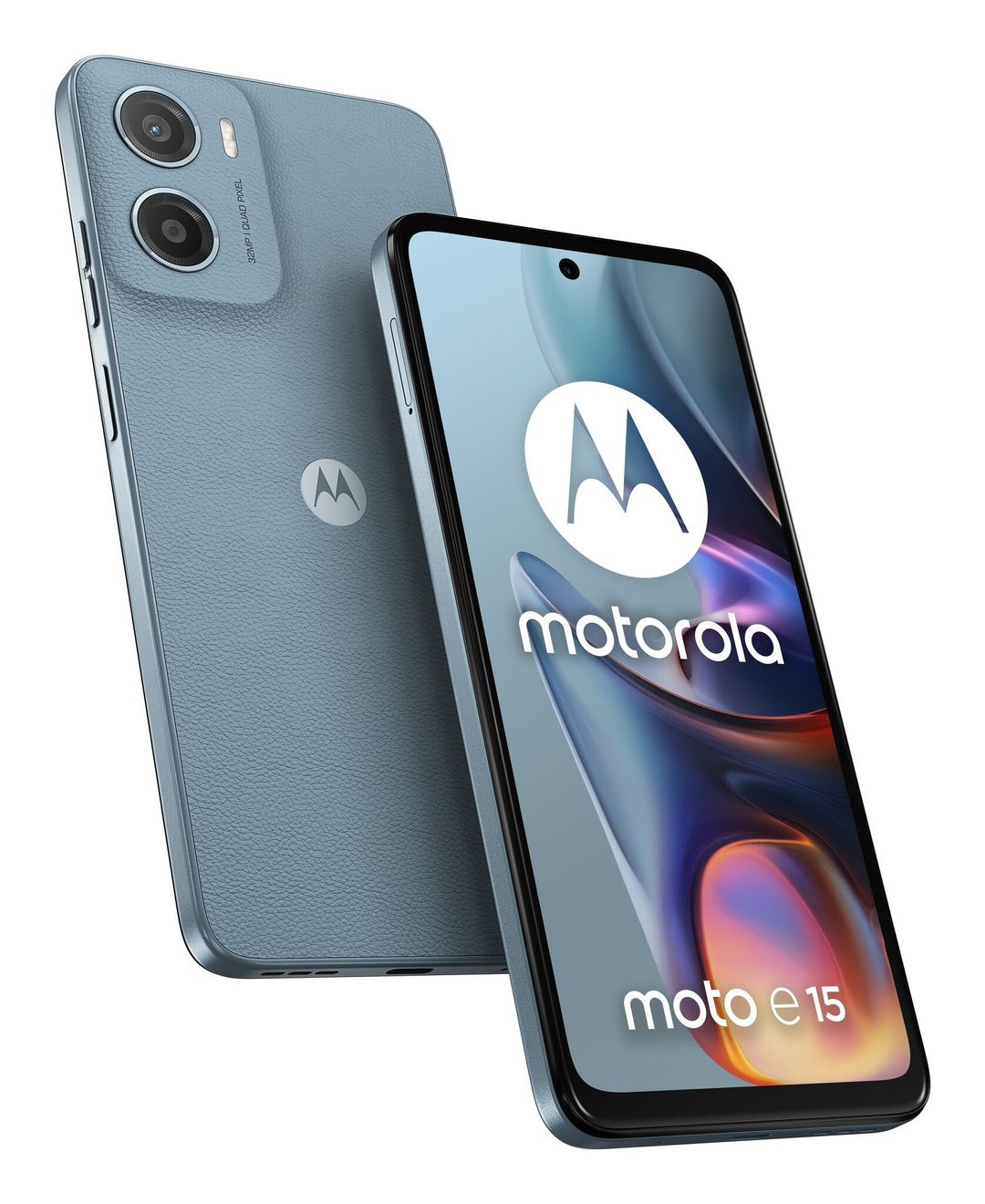 MOTOROLA Moto E15 - 64 GB, Misty Blue, Blue - Image 1