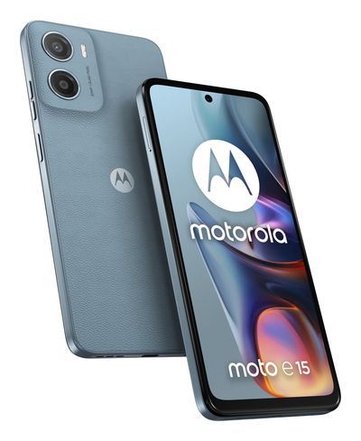MOTOROLA Moto E15 - 64 GB, Misty Blue, Blue