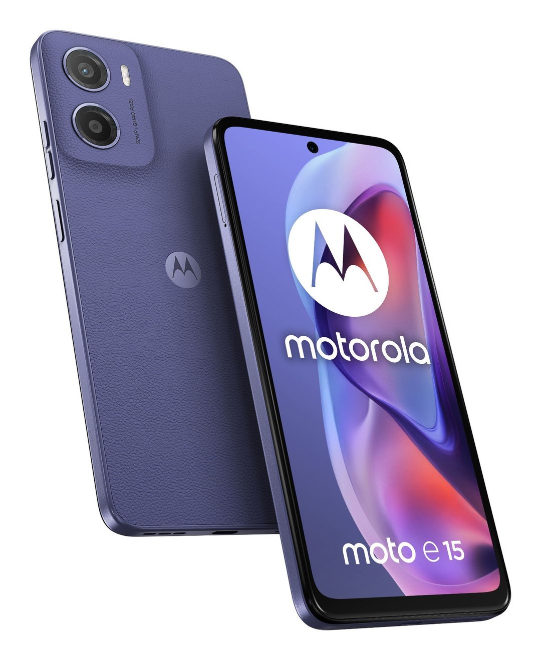 Motorola moto e15 16.9 cm (6.67") Dual SIM Android 14 Go edition 4G USB Type-C 2 GB 64 GB 5200 mAh Lavender - Image 1