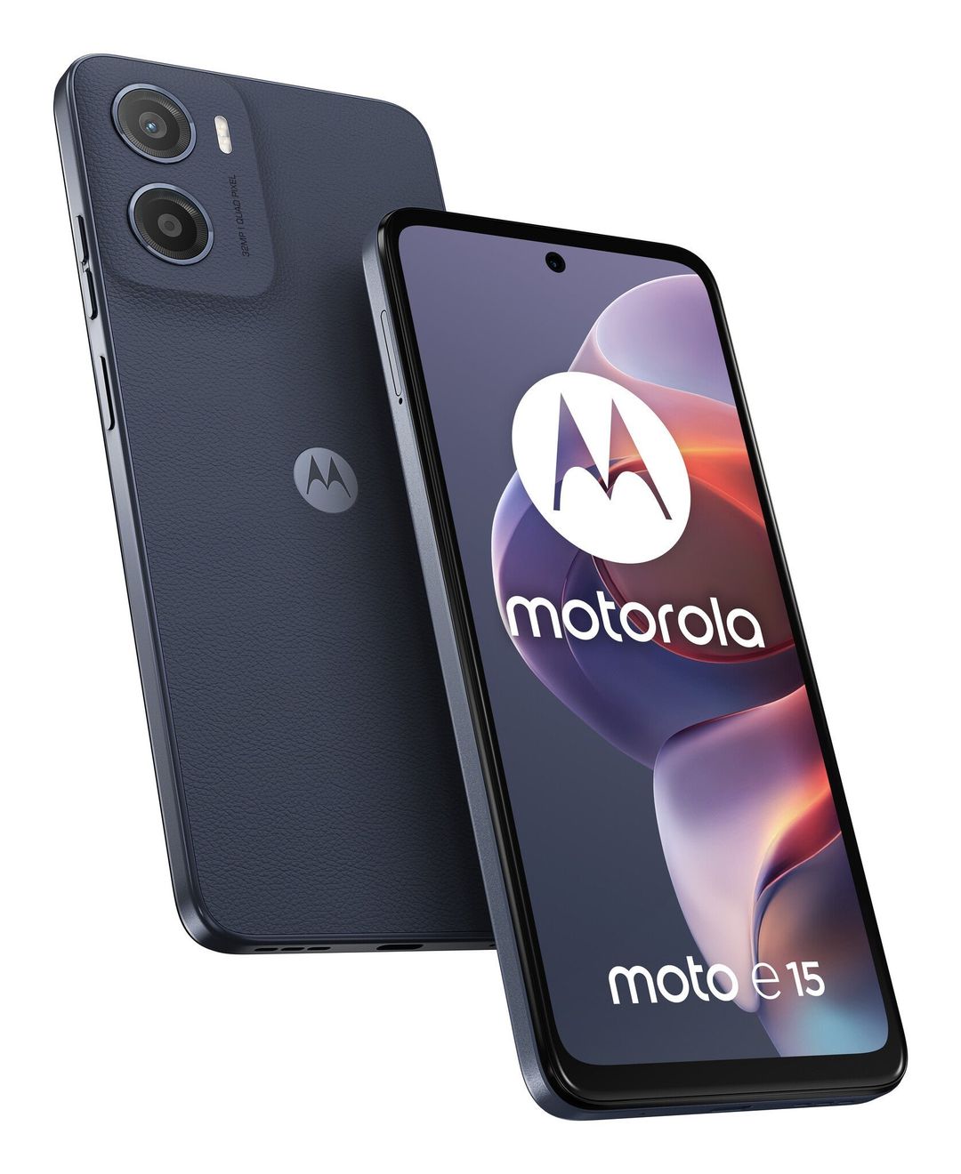 MOTOROLA Moto E15 - 64 GB, Denim Blue, Blue - Image 1
