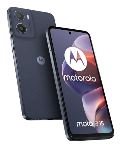 MOTOROLA Moto E15 - 64 GB, Denim Blue, Blue