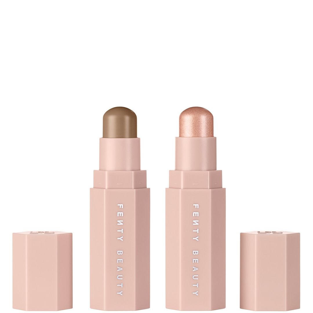 Fenty Beauty Mini Match Stix Duo Contour + Highlighter Set 5.6g (Various Shades) - Amber - Image 1