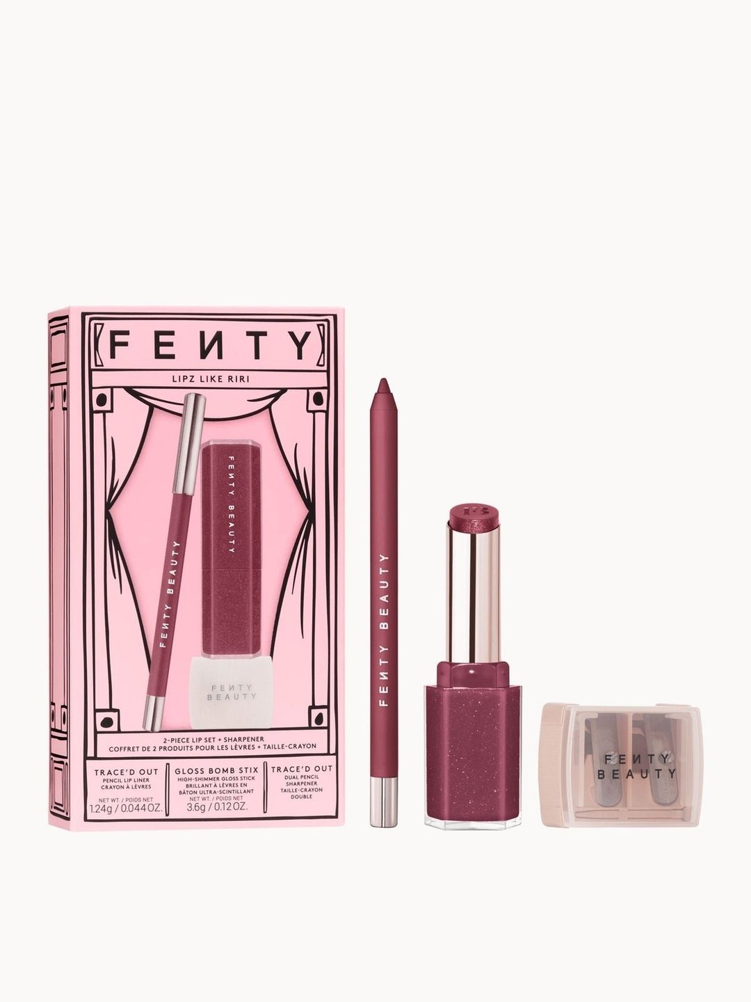 Fenty Beauty Lipz Like Riri 3-Piece Lip Set (Worth £49) - Image 1