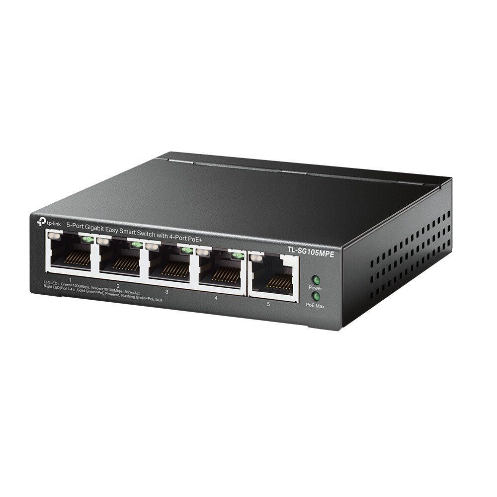 TP-Link 5-Port Gigabit Easy Smart Switch with 4-Port PoE+ - Image 1