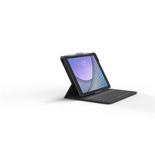 ZAGG Keyboard Messenger Folio 2-Apple-iPad 10.2/10.5-Charcoal-UK - Image 1