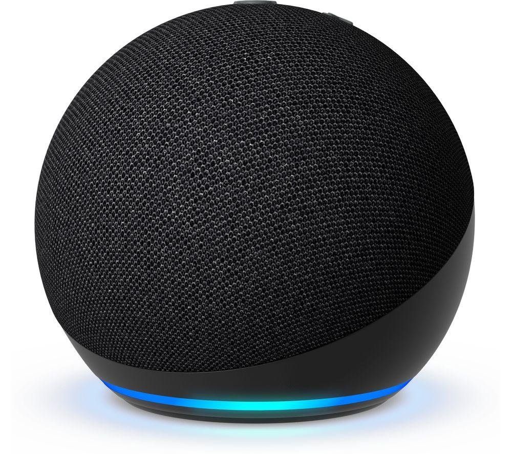 Echo Dot 5th gen smart speaker with Alexa - Black - Image 1