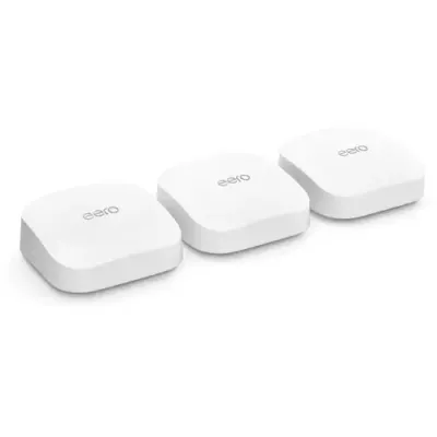 eero Pro 6E wireless router 2.5 Gigabit Ethernet Tri-band (2.4 GHz / 5 GHz / 6 GHz) White - Thumbnail 2