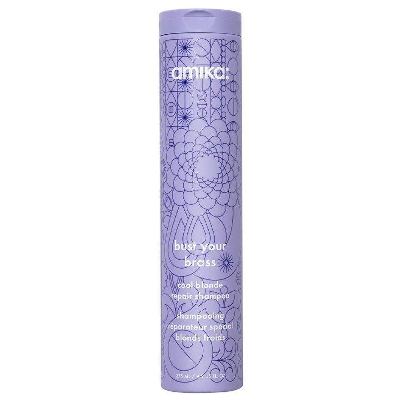 amika Bust Your Brass Shampoo 275ml - Image 1