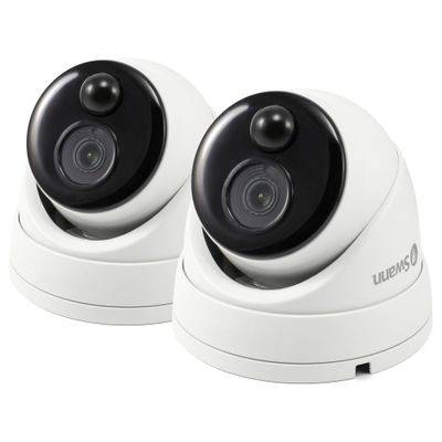 SWANN SWPRO-1080MSDPK2 Full HD DVR Security Camera - 2 Cameras, White