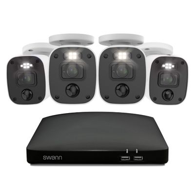 8 channel 4 bullet cam 4K DVR CCTV kit