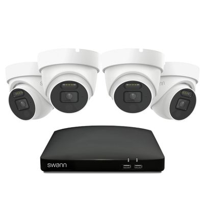 8 channel 4 dome camera 4K DVR CCTV kit