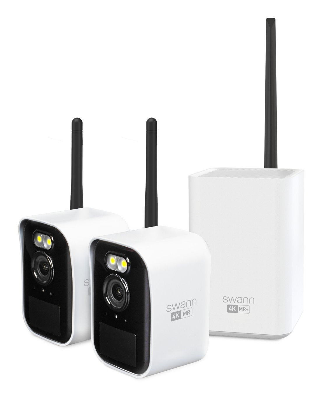 SWANN MaxRanger Mini SWNVK-MRMINISD2 4K Ultra HD NVR Security System - 2 Cameras, White - Image 1
