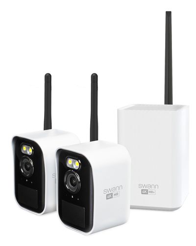 SWANN MaxRanger Mini SWNVK-MRMINISD2 4K Ultra HD NVR Security System - 2 Cameras, White