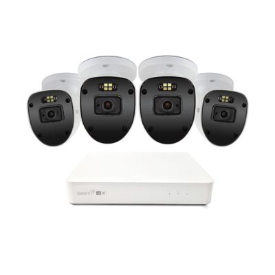 SWANN AdvancedX SWNVK-8ADVX5MP4B 8-channel 3K NVR Security System - 1TB, 4 Cameras, White