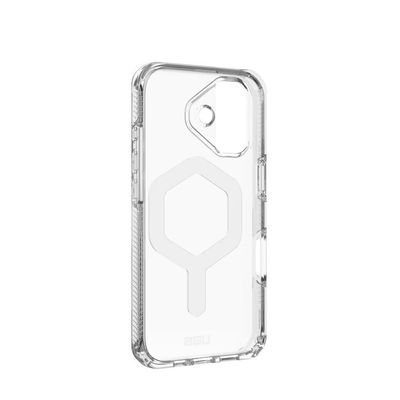 Urban Armor Gear Plyo mobile phone case 16 cm (6.3") Cover Transparent, White