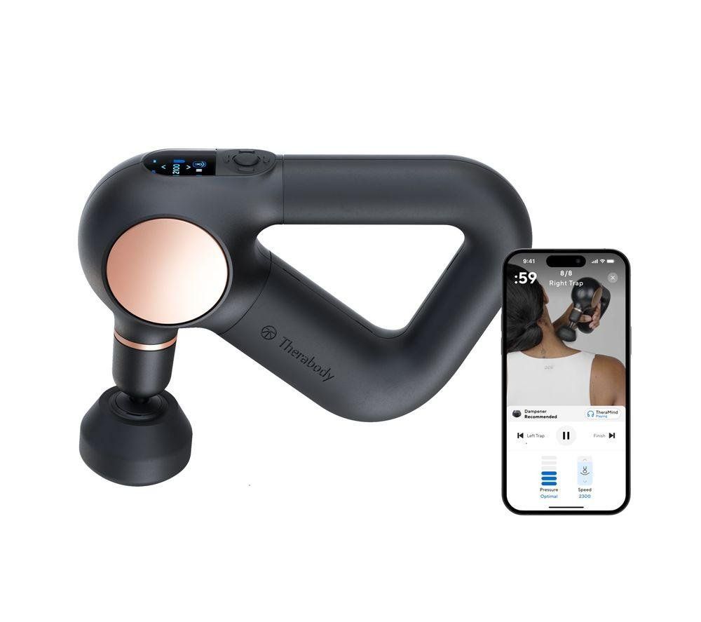 THERABODY Theragun Sense Handheld Smart Percussive Therapy Device - Black, Black - Image 1