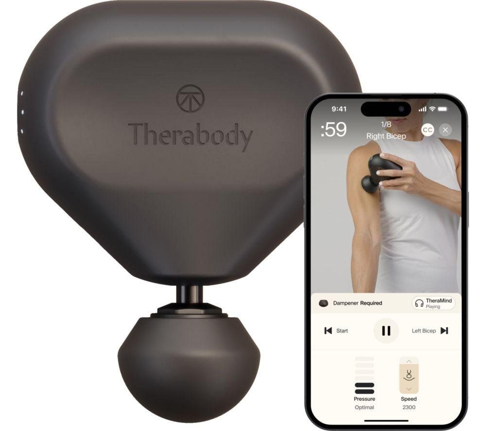 THERABODY Theragun Mini 3.0 Handheld Smart Body Massager - Black - Image 1