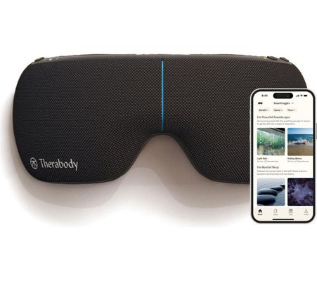 THERABODY SmartGoggles (2nd Generation) Eye Mask - Black, Black