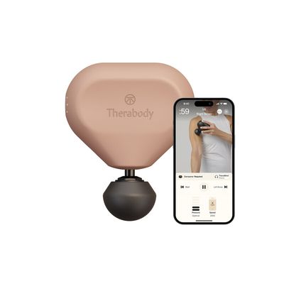 THERABODY Theragun Mini 3.0 Handheld Smart Body Massager - Desert Rose