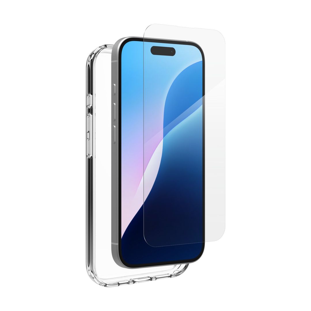 IFROGZ IF Defence BNDL Glass/Clear Case Apple iPhone 16 INTL - Image 1