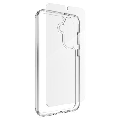 ZAGG Defence Galaxy A36 Clear Case & Screen Protector Bundle - Clear, Clear