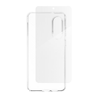 ZAGG Galaxy S25 Edge Luxe Case & Screen Protector Bundle, Clear