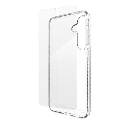 ZAGG Galaxy S25 FE Luxe Case & Screen Protector Bundle, Clear