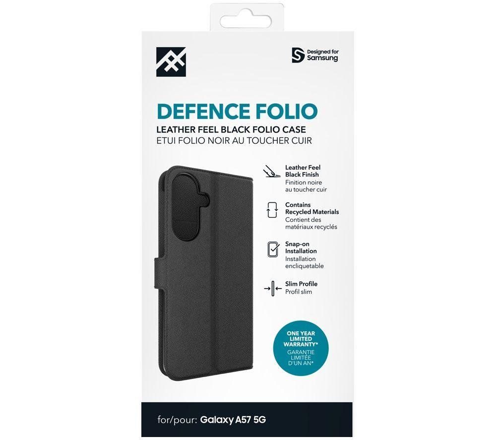 ZAGG Folio Samsung Galaxy A57 Case - Black, Black - Image 1