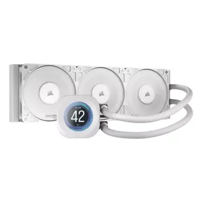 Corsair Nautilus 360 RS Processor All-in-one liquid cooler 12 cm White - Thumbnail 3